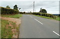 End of the 30mph speed limit at the northern edge of Ewyas Harold