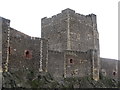 The Western Ramparts and the Keep of Carrickfergus Castle