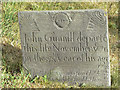 SK6733 : Early 18th century gravestone, Owthorpe by Alan Murray-Rust