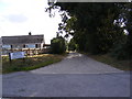 The Entrance to Kirton Hall & footpath to Law