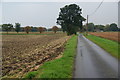 Farm access road from Glazebury