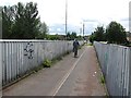 Footbridge beside Cathcart Road