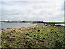 SH3393 : Esgair Gemlyn at the edge of Cemlyn Bay by John Firth