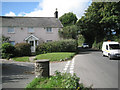 Norton Cross and cottage 