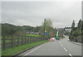 SH7352 : Road works on A470 at Dolwyddelan by John Firth