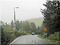 A487 southbound entering Corris Uchaf