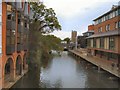 SU9949 : River Wey, Guildford by Paul Gillett