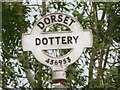 SY4595 : Dottery: old finger-post detail by Chris Downer