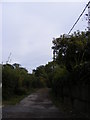 Burnt House Lane & footpath to Park Lane