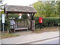 Bus Shelter & Anchor House The Street Postbox