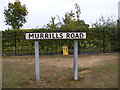 Murrills Road sign