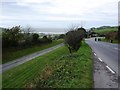 The B3343 approaching Woolacombe