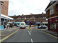 Looking from Burkes Road towards Station Road