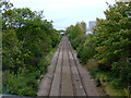 Railway tracks at Gunnersbury Avenue