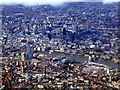 TQ3280 : Thames bridges and the City of London from the air by Thomas Nugent