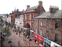 NY4056 : Scotch Street seen from above by Rose and Trev Clough