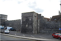TR1557 : Canterbury Town Walls by N Chadwick