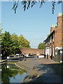 SO9199 : Top Lock No 1 and cottages in Wolverhampton by Roger  Kidd