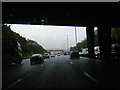 M60 passes under the A666