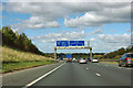 SE3964 : A1(M) approaching junction 48 by Robin Webster
