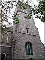 TQ3774 : Church of St Mary the Virgin - tower by Stephen Craven