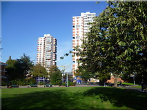 TQ3579 : King George's Field, Rotherhithe by Marathon