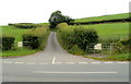 This way to Blaencar Farm B&B south of Sennybridge