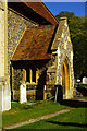 TL3627 : Porch, St Mary's Church, Westmill, Hertfordshire by Jim Osley