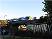 TQ4274 : Railway Bridge over Well Hall Road by Stephen Craven