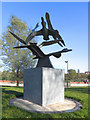 Flying Birds Sculpture, Lakeside