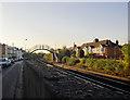 Footbridge connecting North and South Worple Ways