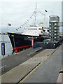 NT2677 : HMY Britannia, Leith by Chris Allen