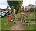 Kissing gate at Mill Lane car park