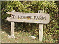 Red House Farm sign