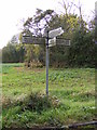 Roadsign on Swan Green Lane