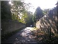 Track off Footpath between Keighley Road & Park Drive