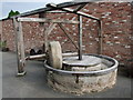 Crushing Wheel for cider production, Parton Farm, Eardisley