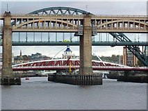 NZ2563 : Tyne Bridges by Richard Croft