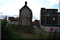 Derelict building by the canal