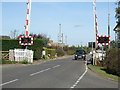 Level crossing on Staythorpe Road