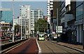 Tram in Wellesley Road, Croydon