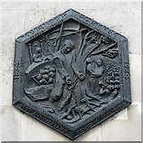 SY6990 : Tolpuddle Martyrs' Plaque, High West Street, Dorchester by Brian Robert Marshall