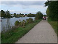 The Thames Path near River House Gardens