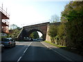 The railbridge on Worsall Road, Yarm