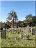 TQ4509 : Graveyard, St Mary's Church by Simon Carey