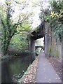 Monmouthshire & Brecon Canal: beneath former railway near Griffithstown