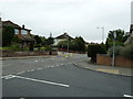 Looking from Whitehill Avenue across Farley Hill towards Wilsden Avenue