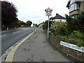 Looking from Farley Hill into Whitehill Avenue