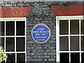 Blue Plaque at 16 Stafford Place, London