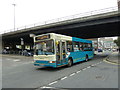 Bus at the crossroads of Victoria Street, Chapel Street and Regent Street